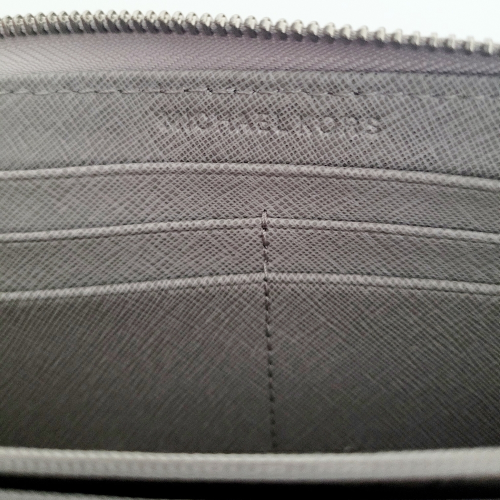 Michael Kors Safiano Leather Zip Around Wallet - Picture 7 of 10